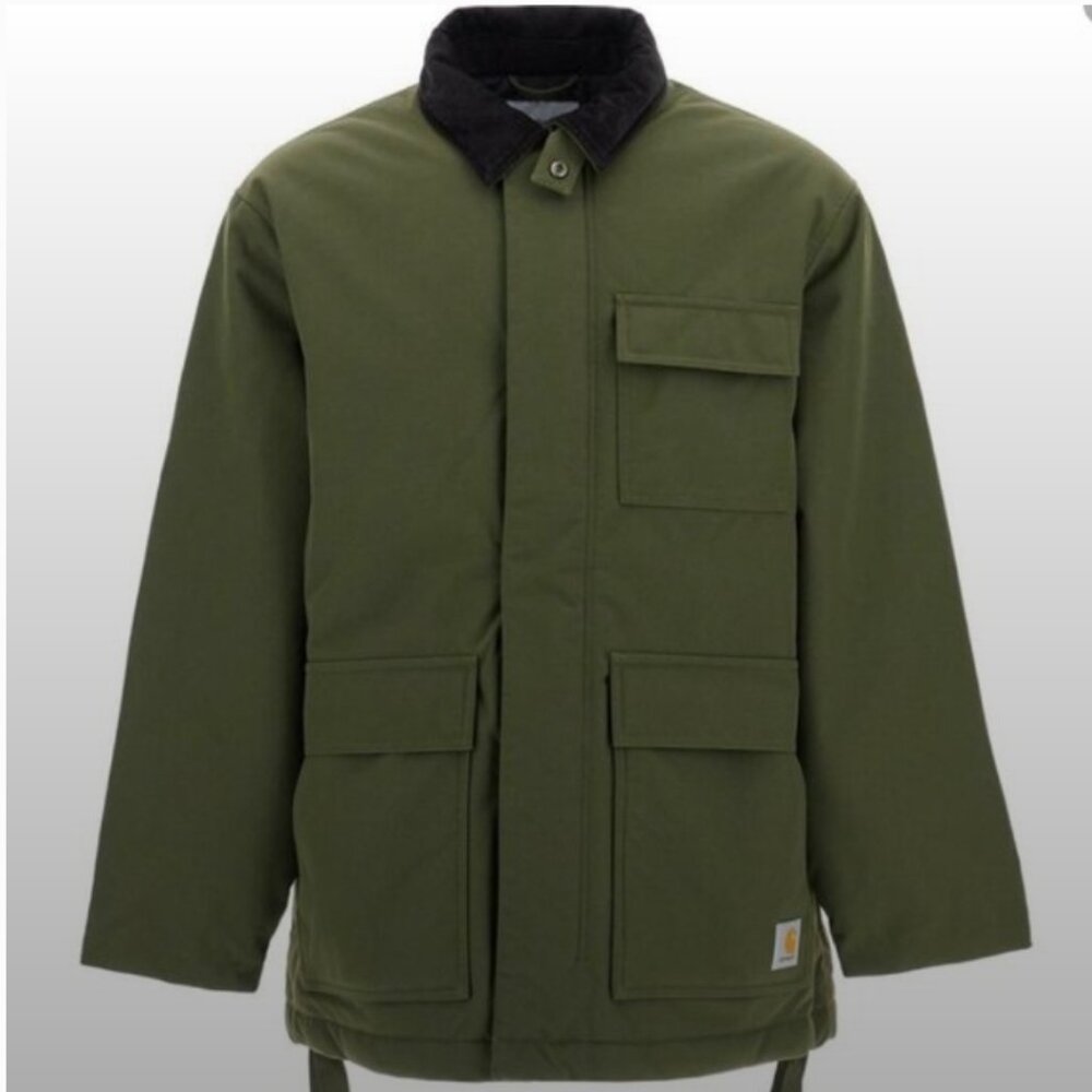 NWT Carhartt WIP Clarton Hunter Green Padded Jacket Sz L/XL